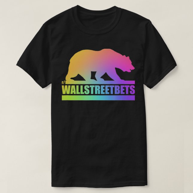 Wallstreetbets marknadsalternativ för växellåda un t shirt (Design framsida)