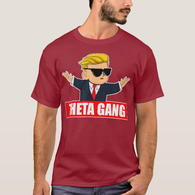 Wallstreetbets Theta Gang - WSB Lagrar Market T Shirt (Framsida)