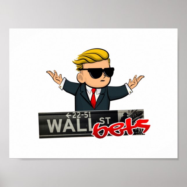WallstreetBets - WSB Poster (Framsidan)