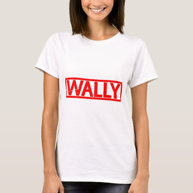 Wally Frimärke T Shirt (Framsida)