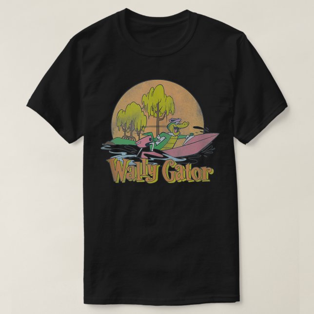 Wally Gator Speedboat T Shirt (Design framsida)