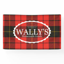 Wally's Homemade Goods Banner in Play