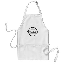 Wally's Homemade Goods Paj Logotyp Apron Förkläde