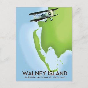 Walney Island, Burrow-In-Furness, England karta Vykort