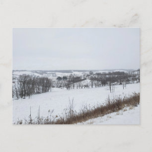 Walnut Bäck, Ohio i Winter Vykort