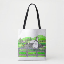 Walnut Backe Farm Tote Bag Tygkasse