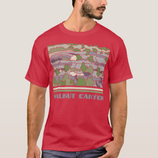 Walnut Canyon National Monument Nature Älskare Vin T Shirt