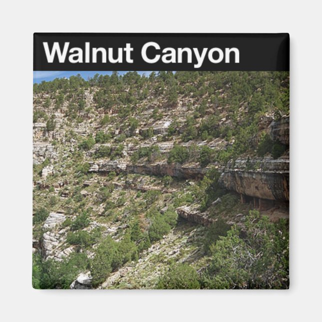 Walnut Canyon NM Magnet (Framsidan)