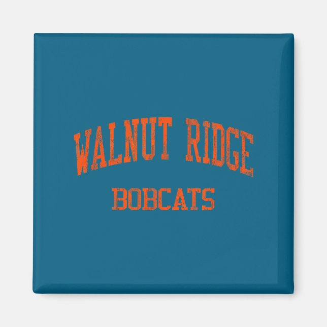 Walnut Ridge High School Hs Illustration Magnet (Framsidan)