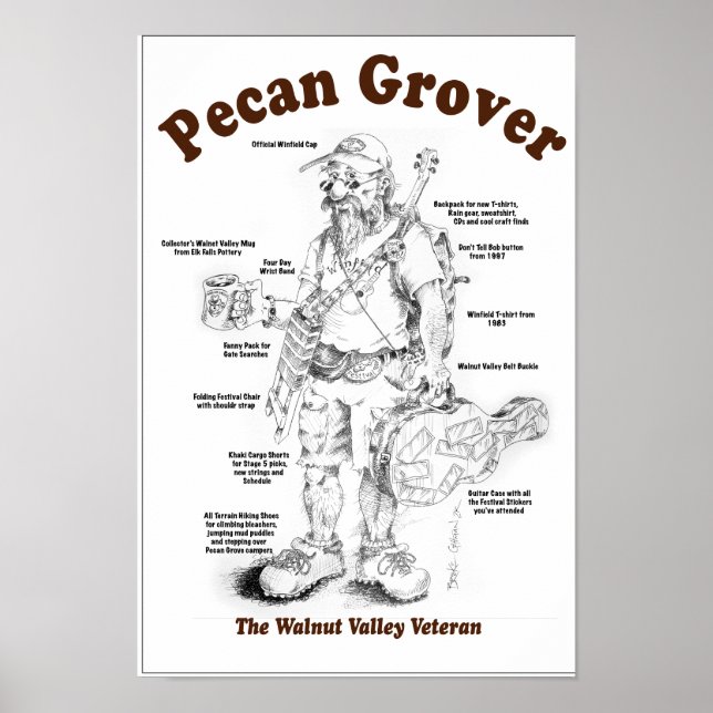 Walnut Valley Festival Poster (Framsidan)