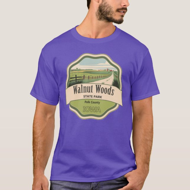 Walnut Woods State Park T Shirt (Framsida)