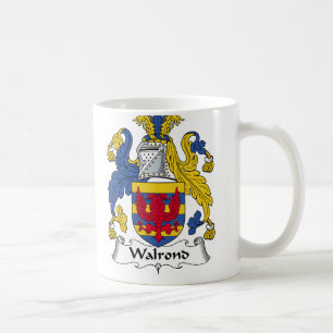Walrond familjvapensköld kaffemugg