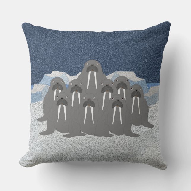 Walrus Dekorativ kudde (Framsida)