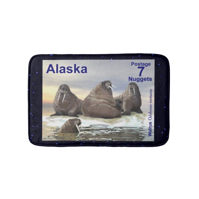 Walrus - Fyra bröder Badrumsmatta (Framsidan)