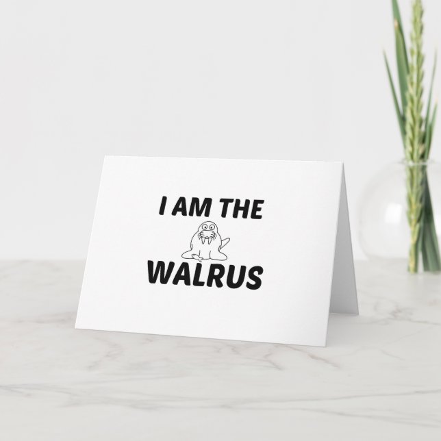 WALRUS HELGKORT (Framsida)