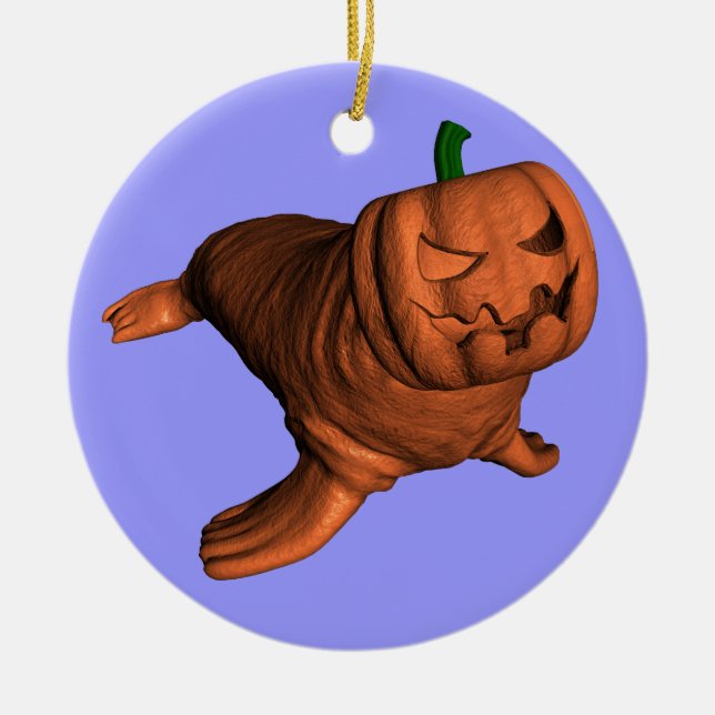 Walrus Julgransprydnad Keramik (Framsidan)
