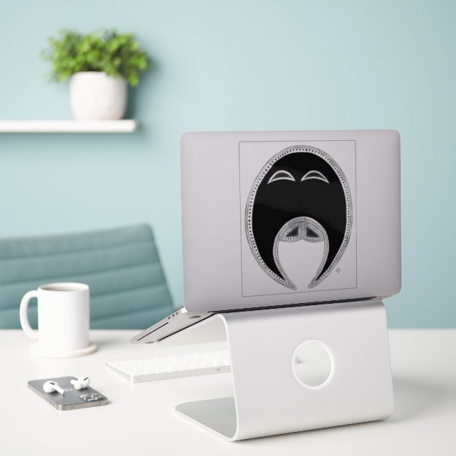 Walrus Klistermärken (Laptop På Skrivbordet)