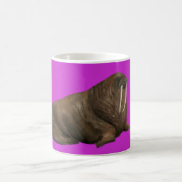 Walrus Mug on Pink Kaffemugg