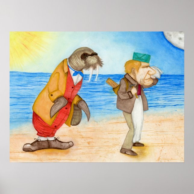 Walrus och Carpenter Poster (Framsidan)