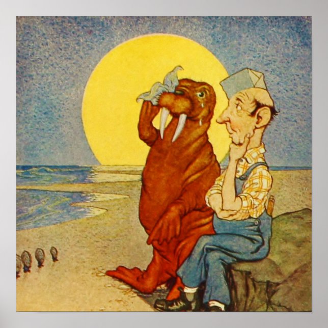 Walrus och Carpenter Poster (Framsidan)