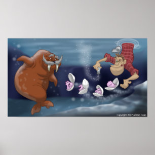 Walrus och Carpenter Poster