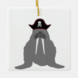 Walrus Pirat Ornament