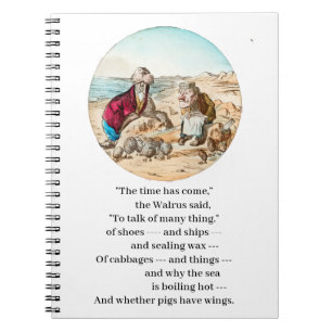Walrus sa till Carpenter Anteckningsbok