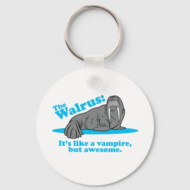Walrus Vampire Nyckelring (Framsida)