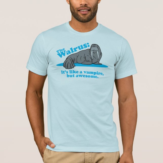 Walrus Vampire T-shirt (Framsida)