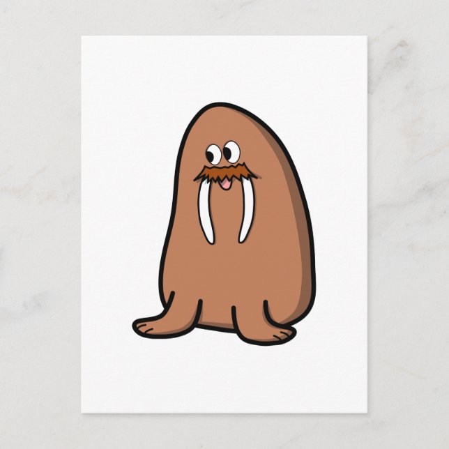 Walrus. Vykort (Framsida)