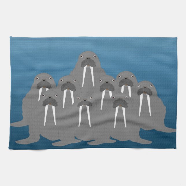 Walruses kökshandduk (Horisontell)