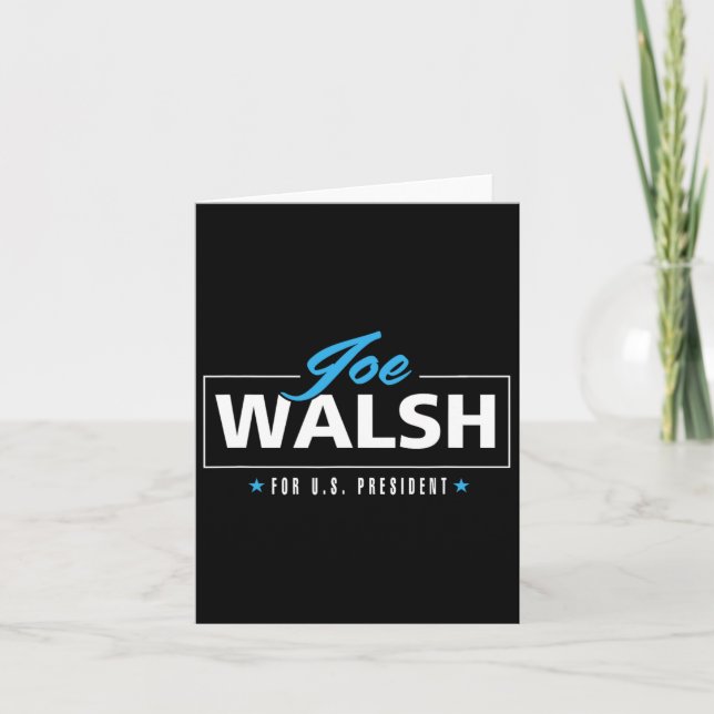 Walsh 2020 for President Defeat Trump Kort (Framsida)