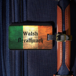 Walsh Irish Flagga Bagagebricka