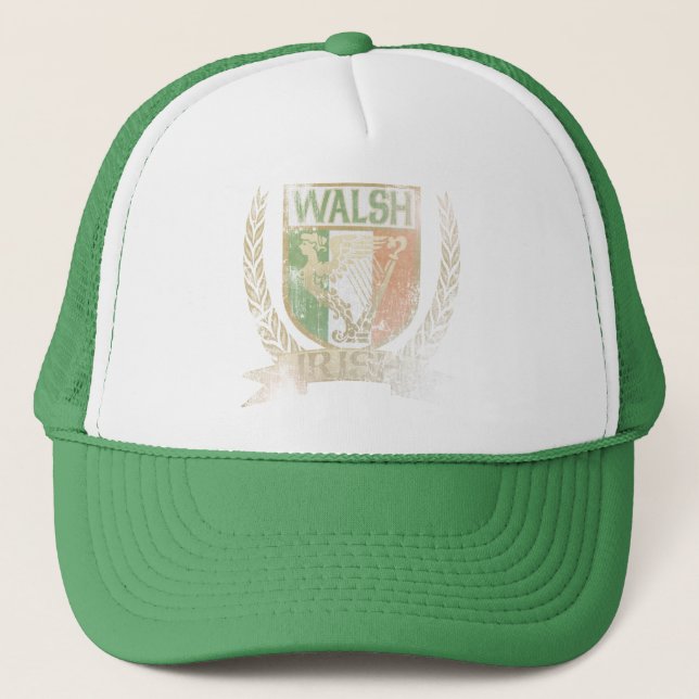 Walsh irländsk vapensköld keps (Framsida)