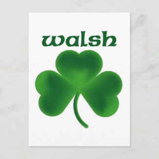 Walsh Shamrock Vykort