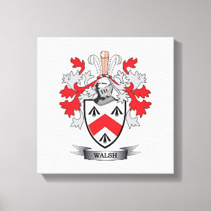 Walsh vapensköld canvastryck