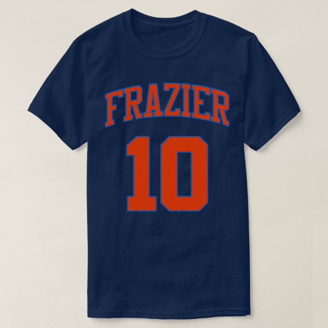 Walt Frazier Jersey White T Shirt (Design framsida)