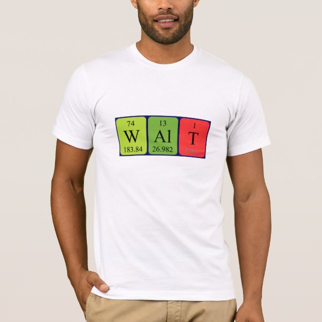 Walt Periodisk skjorta bord namn T-shirt (Framsida)