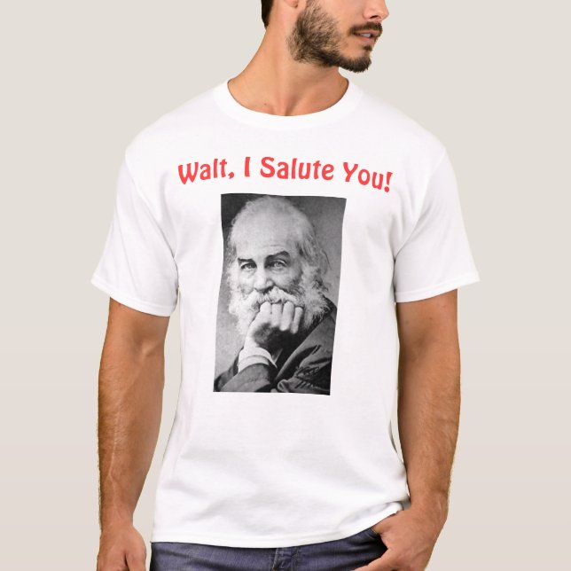 Walt saluterar jag dig tee shirt (Framsida)