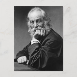 Walt Whitman "Ansikte alltid mot solsken" Vykort