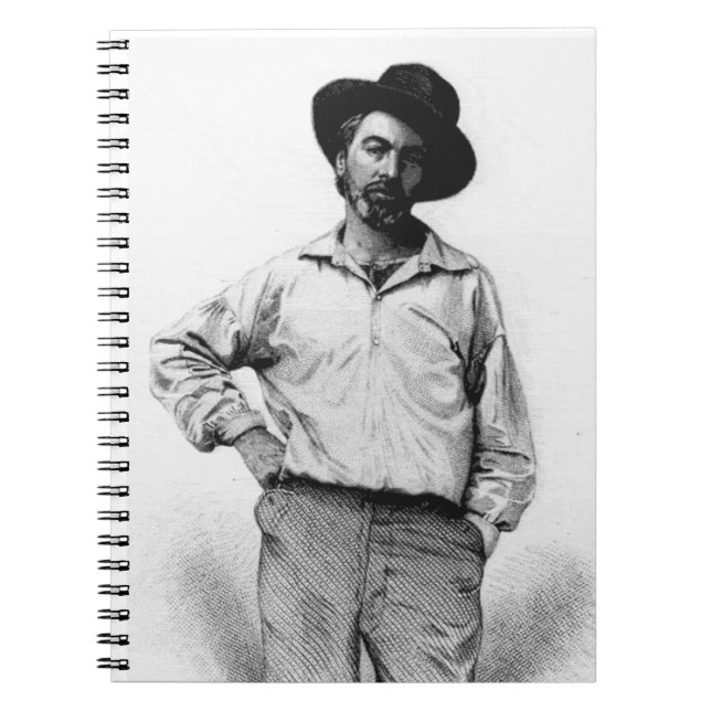 Walt Whitman Anteckningsbok Med Spiral (Framsidan)