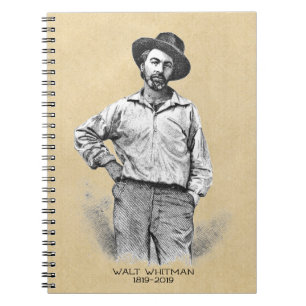 Walt Whitman Bicentennial Birthday Anteckningsbok