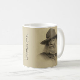 Walt Whitman den bra grå färgpoeten Kaffemugg