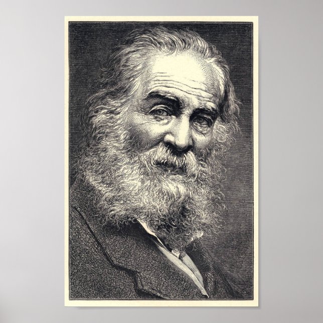 Walt Whitman Engrave, 52 år Poster (Framsidan)