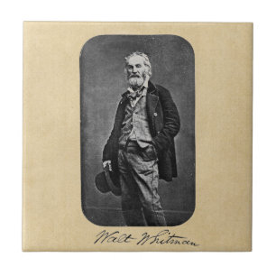 Walt Whitman för inbördeskriget Kakelplatta