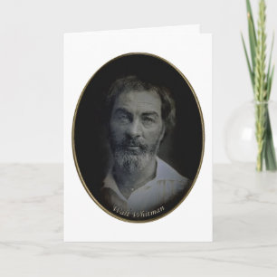 Walt Whitman förlovning och bröllopQuotation Kort