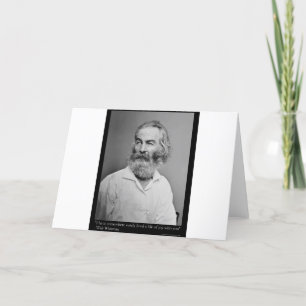 Walt Whitman Glädje Med Dig Kärlek Citat Muggar T- Kort