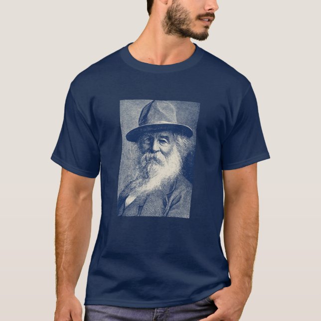 Walt Whitman gravyr T Shirt (Framsida)