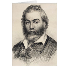 Walt Whitman "Happity in this Ställe"-kort OBS Kort