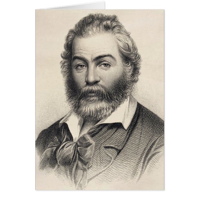 Walt Whitman "Happity in this Ställe"-kort OBS Kort (Framsidan)